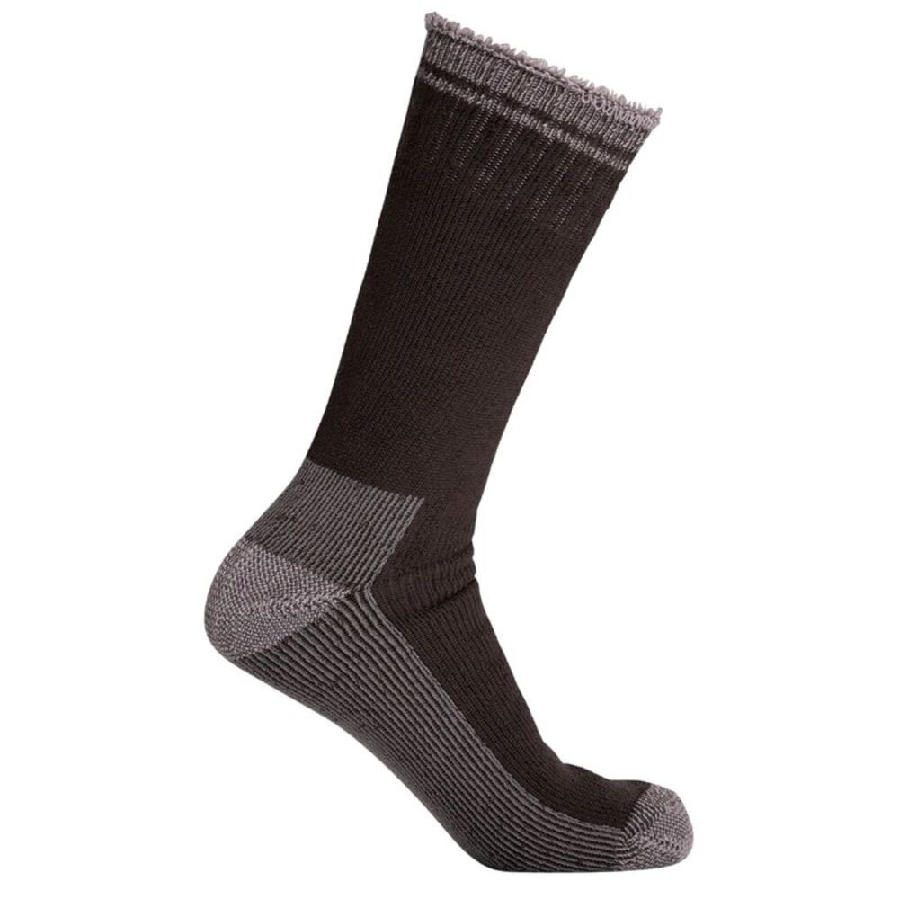 Trespass Unisex Adult Brady Bamboo DLX Trekking Crew Socks / Charcoal